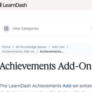 LearnDash LMS Achievements