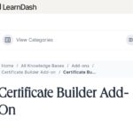 LearnDash LMS Certificate Builder Add-on