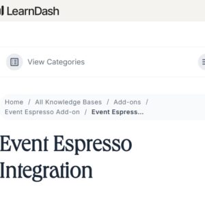 LearnDash LMS Event Espresso Integration
