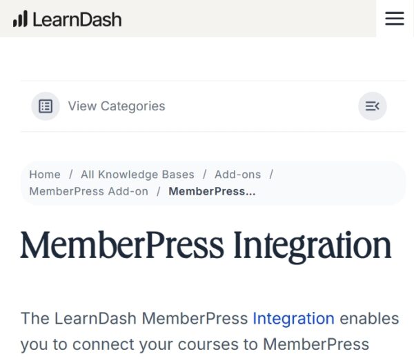 LearnDash LMS MemberPress