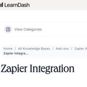 LearnDash LMS Zapier