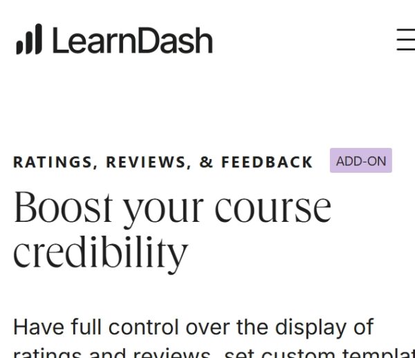 LearnDash Ratings, Reviews, and Feedback