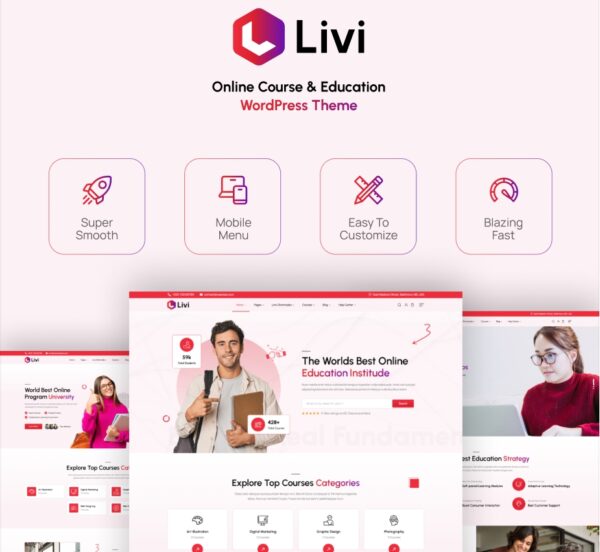 Livi - Education WordPress Theme