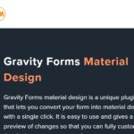 Material Design For Gravity Forms