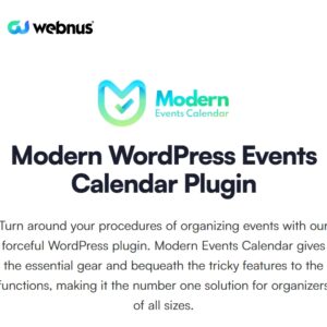Modern Events Calendar