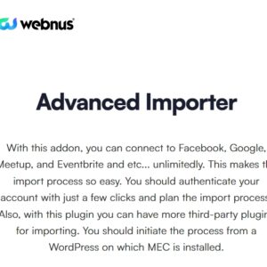 Modern Events Calendar Advanced Importer