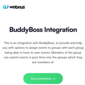 Modern Events Calendar BuddyBoss Integration