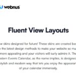 Modern Events Calendar Fluent View Layouts