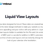 Modern Events Calendar Liquid Layouts