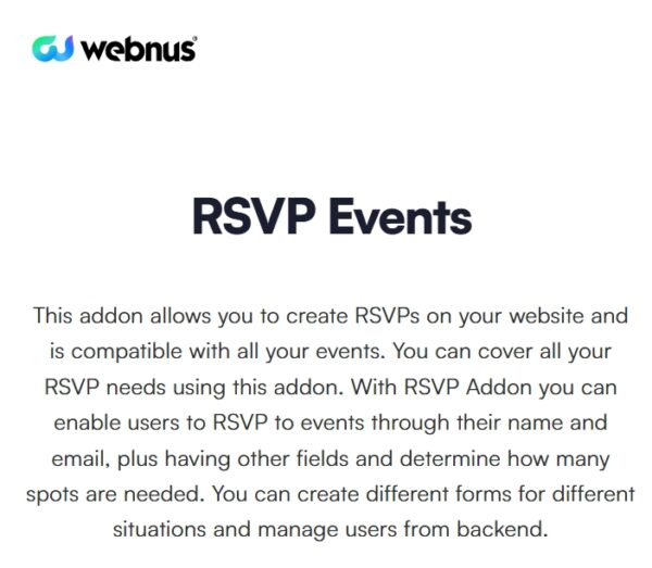 Modern Events Calendar RSVP Events Addon