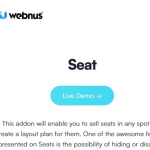 Modern Events Calendar Seat