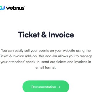 Modern Events Calendar Ticket and Invoice