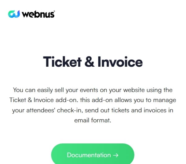 Modern Events Calendar Ticket and Invoice