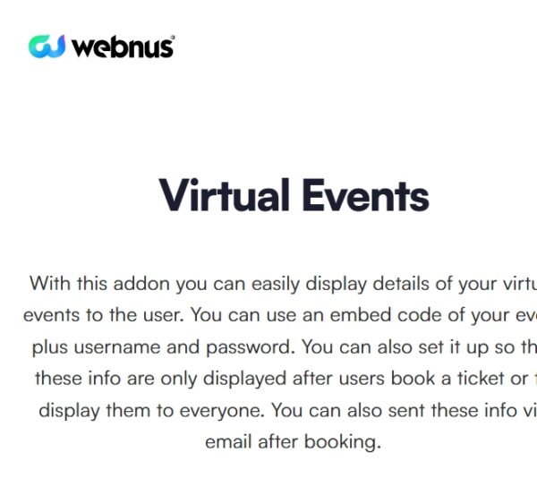 Modern Events Calendar Virtual Events