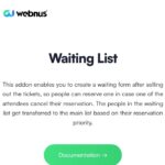 Modern Events Calendar Waiting List