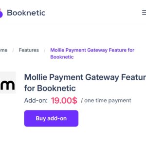 Mollie payment gateway for Booknetic