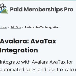Paid Memberships Pro AvaTax