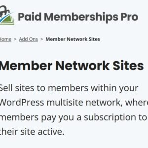 Paid Memberships Pro Member Network Sites