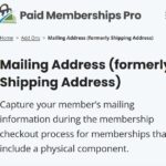 Paid Memberships Pro Shipping
