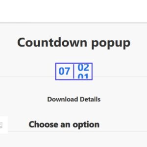 Popup Builder Countdown