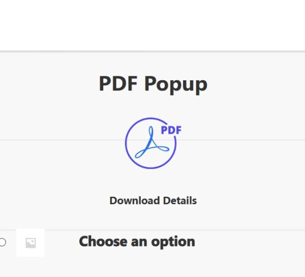 Popup Builder PDF