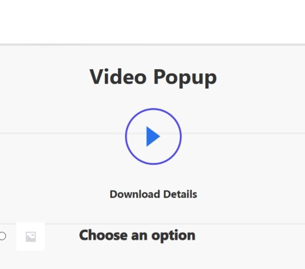 Popup Builder Video