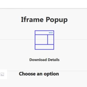 Popup Builder iFrame