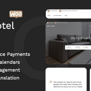 Soho Hotel Booking Calendar For WordPress