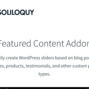 Soliloquy Featured Content Addon