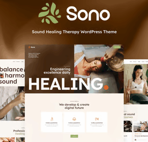 Sono - Sound Healing Therapy WordPress Theme