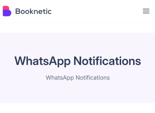 Twilio Whatsapp action for Booknetic workflows