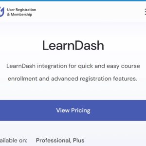 User Registration LearnDash