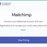 User Registration MailChimp