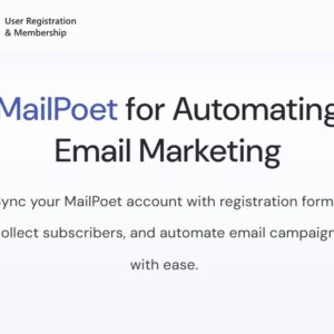 User Registration MailPoet