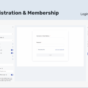 User Registration Membership