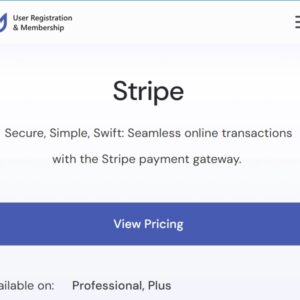 User Registration Stripe