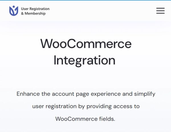 User Registration WooCommerce