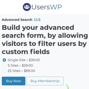 UsersWP Advanced Search