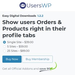 UsersWP Easy Digital Downloads