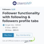 UsersWP Followers