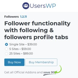 UsersWP Followers