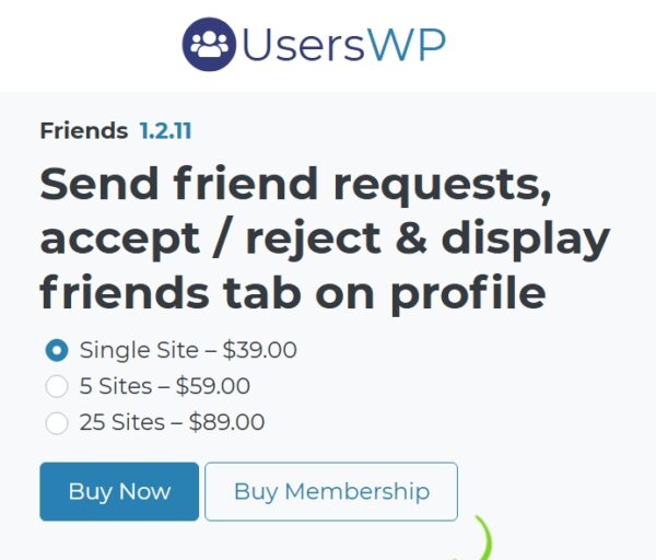 UsersWP Friends