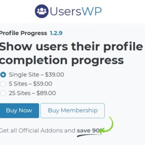 UsersWP Profile Progress