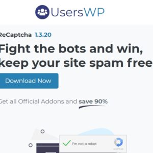UsersWP ReCaptcha