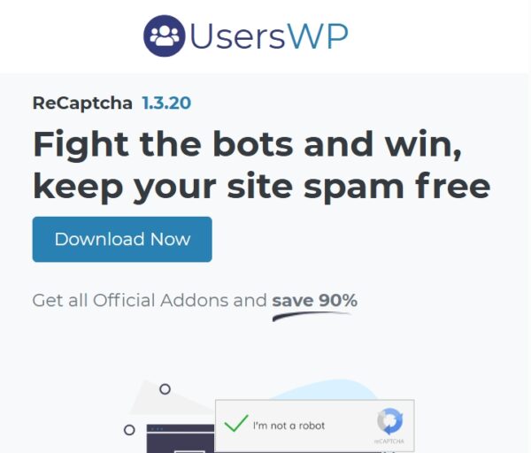 UsersWP ReCaptcha