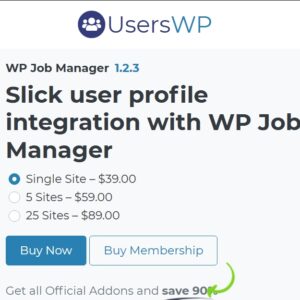 UsersWP WP Job Manager