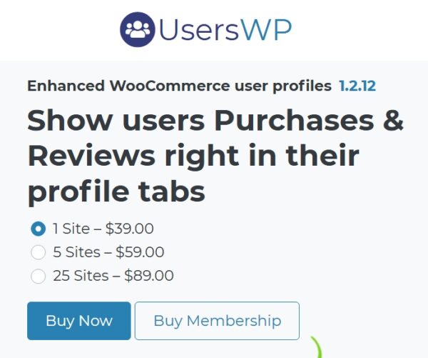 UsersWP WooCommerce