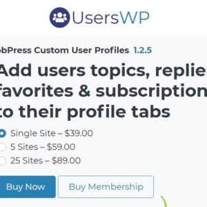 UsersWP bbPress Custom User Profiles