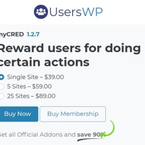 UsersWP myCRED
