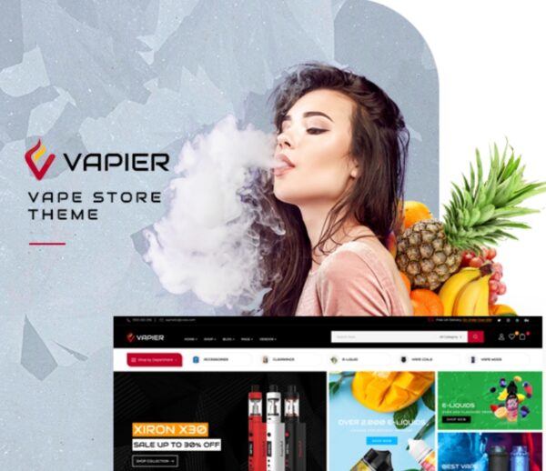 Vapier – Vape Store WooCommerce WordPress Theme